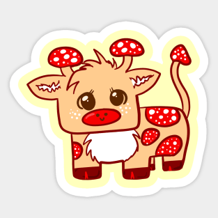 Mooooooshroom cow Sticker